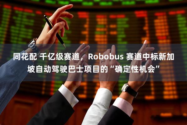 同花配 千亿级赛道，Robobus 赛道中标新加坡自动驾驶巴士项目的“确定性机会”
